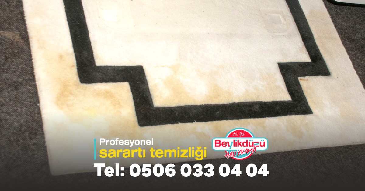 Sararan Halı Nasıl Beyazlar?