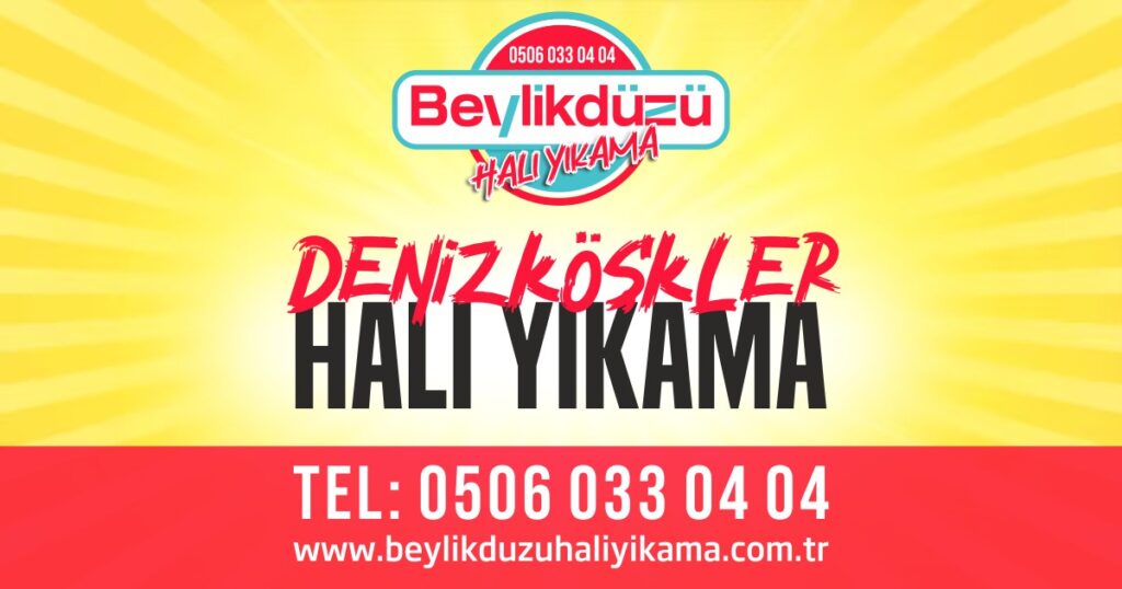 Denizköşkler Halı yıkama